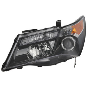 Headlight Lens and Housing for Acura MDX 2010-2013, Left Driver, with Technology Package, Replacement