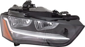 Headlight Assembly for Audi A4/A4 ALLROAD (2013-2016), Right Passenger Side, Halogen, Compatible with Sedan/Wagon, From 5-12, Replacement
