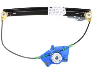 Rear Window Regulator for Audi A4 2002-2008, Left Driver, Power, without Motor, Sedan/Wagon, Replacement
