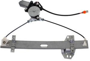 Power Rear Window Regulator with Motor for Acura MDX 2001-2006, Driver Side Left, 2-Pin Connection, Replacement