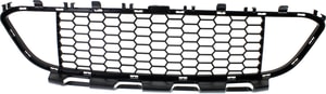 Front Bumper Grille for BMW 3-Series 2013-2019, Center, Textured Black, Sedan/Wagon, with M Sport Package, without Active Cruise Control, Excluding M3 Model, Replacement