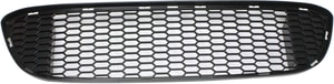Front Bumper Grille for BMW 1-Series 2008-2013, Center Piece, Textured Black, with M Package, Convertible/Coupe, Replacement Fits: 128i, 135i, M1.
