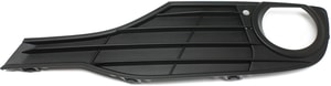 Front Fog Light Molding for BMW 320I/328D (2012-2015), Left Driver, Textured Black, Luxury/Modern Line without M Sport Package, Sedan, Replacement