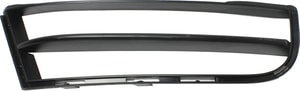 Fog Light Cover for 2008-2013 BMW 135i, Right Passenger, Outer, Textured Black, with M Package, Convertible/Coupe, Replacement