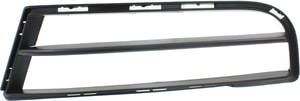 Fog Light Cover for BMW 135i Convertible/Coupe 2008-2013, Left Driver, Outer, Textured Black, with M Package, Replacement