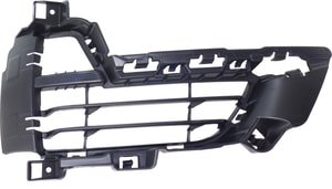 Front Bumper Grille for BMW X5 2014-2018, Outer, Right Passenger, Textured Black Finish, Open Grid Design, Without M Sport Line, Replacement