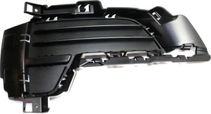 Front Bumper Grille for BMW X5 2014-2018, Left Driver Side, Outer, Textured Black, Closed Grid, w/o M Sport Line, Replacement