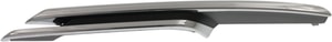 Front Bumper Molding for BMW 3-Series 2012-2015, Chrome, Grille Molding, Left Driver, without M Sport Line, Luxury Line, Sedan/Wagon, Replacement Models: 320i, 328i, 335i, 340i