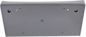 Front License Plate Bracket for BMW 5-Series 2004-2010, Primed (Ready to Paint), with M Package, Sedan/Wagon, Replacement Models: 520i, 523i, 525i, 528i, 530i, 535i, 540i, 545i, 550i.