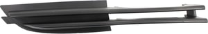 Front Bumper Grille for BMW 3-Series 2002-2005, Left Driver, Black, Partial Grid, Sedan/Wagon, without Sport Package, Replacement Models: 320i, 325i, 330i.