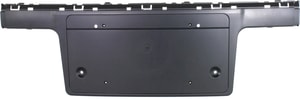 Front Bumper Bracket for BMW 745LI, 2002-2005, License Base, Black, Replacement