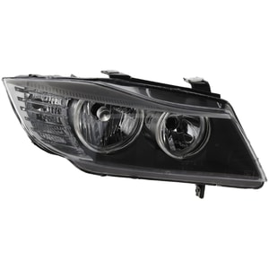 Headlight for BMW 3-Series 2009-2012, Right Passenger Side, Lens and Housing, Halogen, Sedan/Wagon, Replacement - fits 328i, 335i, 330i