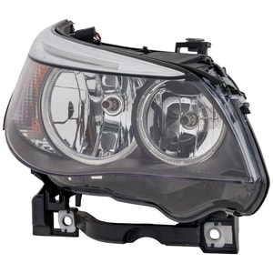 Headlight Assembly for BMW 5-Series 2004-2007 Sedan, Right Passenger, Halogen, without Auto Adjust, Replacement