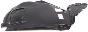 Front Fender Liner Right Passenger for BMW 1-Series 2008-2013, Front Section, Convertible/Coupe Models, Replacement Models: 128i, 135i.