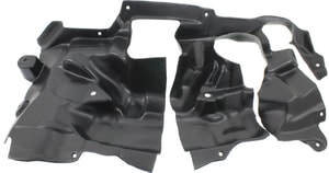 Engine Splash Shield Under Cover for BMW 5-Series GT 2010-2017, 6-Series 2012-2019, 7-Series 2009-2015, Right Passenger Side, Rear Wheel Drive, Replacement - GT, 630i, 640i, 650i, 730d, 740d, 750d.