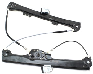 Front Window Regulator for BMW 5-Series 2004-2010, Right Passenger Side, Power Operated, without Motor, Replacement