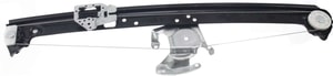 Power Rear Window Regulator for BMW X5 2000-2006, Right Passenger Side, Without Motor, New, Replacement
