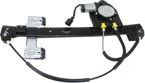 Power Rear Window Regulator with Motor for Chevrolet Trailblazer 2002-2009, Right Passenger, 5-Passenger, Replacement