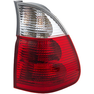 Tail Light Assembly for BMW X5 2004-2006, Right Passenger Outer with White Turn Indicator, Replacement