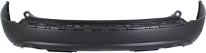 Rear Bumper Cover for 2008-2012 Buick Enclave, Primed (Ready to Paint), Without Parking Aid Sensor Holes, Replacement (CAPA Certified)