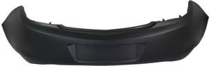 Rear Bumper Cover for Buick Regal 2011-2013, Primed (Ready to Paint), without Parking Aid Sensor Holes, Base/CXL Models, Replacement (CAPA Certified)