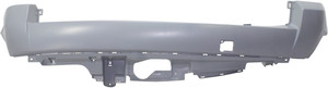 Primed (Ready to Paint) Rear Bumper Cover for BMW X3 2007-2010 without M Package and Park Distance Control Sensor Holes, Replacement