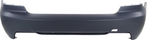 Rear Bumper Cover for BMW 3-Series 2007-2013, Primed (Ready to Paint), 3.0L Engine, with M Package, without Park Distance Control Sensor Holes, Convertible/Coupe, Replacement. Models: 328i, 335i, M3.