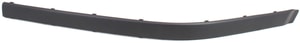 Front Bumper Molding for BMW 5-Series 1997-2000, Left Driver, Outer, Black, Replacement Final single-model list: 520i, 523i, 528i, 530i, 535i, 540i, M5.