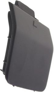 Rear Bumper Tow Hook Cover for BMW 5-Series 2004-2010, Sedan, with M Package, Primed (Ready to Paint), Replacement - Fits models 525i, 530i, 535i, 540i, 545i, 550i.