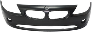 Front Bumper Cover for BMW Z4 2003-2004 Convertible, Primed (Ready to Paint), without M Package, without Headlight Washer Holes, up to October 2004, Replacement
