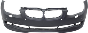 Front Bumper Cover for BMW 3-Series 2011-2013, Primed (Ready to Paint), 3.0L Engine, Without M Package, With Park Distance Control Sensor Holes, Convertible/Coupe, Replacement