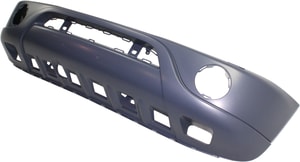 Front Bumper Cover for M-Class Mercedes-Benz 2000-2005, Primed (Ready to Paint), with Headlight Holes, without Parktronic Holes, with Round Fog Lights, Replacement