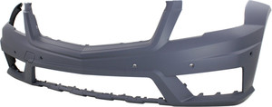 Front Bumper Cover for Mercedes-Benz GLK350 2010-2012, Primed (Ready to Paint), with AMG Styling Package, without Headlight Holes, with Parktronic Holes, Replacement