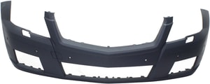 Front Bumper Cover for Mercedes-Benz GLK350 2010-2012, Primed (Ready to Paint), without AMG Styling/Off-Road Packages, with Headlight Washer and Parktronic, Replacement