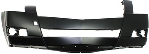 Front Bumper Cover for Cadillac CTS 2008-2014, Primed (Ready to Paint) with HID Headlights, Excludes V Model, Replacement