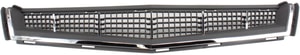 Front Bumper Grille for Cadillac CTS 2008-2012, Gray, Excludes V Model, Suitable for Sedan/Wagon/Coupe, Replacement