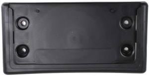 Front License Plate Bracket for Chevrolet Trailblazer 2002-2009, Black, Replacement
