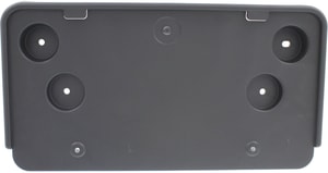 Front License Plate Bracket for Saturn VUE (2008-2010), Chevrolet Captiva Sport (2012-2015), Textured Black Finish, Replacement