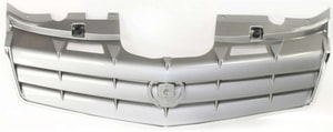 Grille for Cadillac SRX 2006-2009, Painted Gray Shell and Insert, Without Sport Package, Replacement