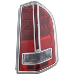 Tail Light Assembly for Chrysler 300, 2011-2012, Right Passenger Side, with Chrome Accent, Up To 3-19-2012, Replacement
