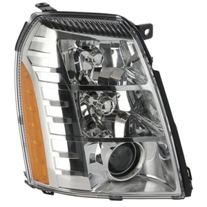 Headlight Assembly for Cadillac Escalade 2007-2014, Right Passenger, HID/Xenon, with HID Kit, Type 2, Replacement