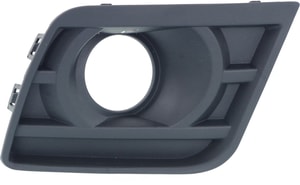 Front Fog Light Molding for 2014-2015 Chevrolet Camaro, Right Passenger, Textured Black, with Tow Hooks, Fits LT/SS Models, Replacement