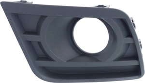 Front Fog Light Molding for 2014-2015 Chevrolet Camaro, Left Driver, Textured Black with Tow Hooks, Suitable for LT/SS Models, Replacement
