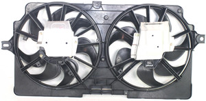 Radiator Fan Shroud Assembly for 1999-2000 Venture, Dual Fan, Standard Duty Cooling with Rear Air Conditioning / Heavy Duty Cooling, 3.4L Engine, Replacement