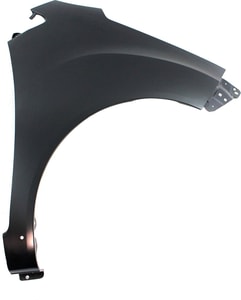 Front Fender for Chevrolet Spark 2013-2015, Right Passenger Side, Primed (Ready to Paint), without Side Light Hole, with Rocker Molding Hole, Replacement