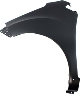Front Fender for Chevrolet Spark 2013-2015, Left Driver, Primed (Ready to Paint), without Side Light Hole, with Rocker Molding Hole, Replacement