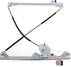 Front Window Regulator for Chevrolet Silverado 1500 (2007-2013), 2500 HD/3500 HD (2007-2014), Manual, Left Driver, Excludes 2007 Classic Model, Replacement