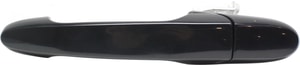 Rear Exterior Door Handle for Chevrolet Cobalt 2005-2010, Left Driver, Smooth Black, Vertical Screw, with Long Hardware, Replacement