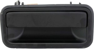 Exterior Rear Door Handle for Chevrolet C/K Full Size Pickup 1992-2000, Right Passenger, Smooth Black (Zinc), Replacement