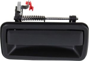 Rear Exterior Door Handle for Chevrolet Blazer 1995-2005, Right Passenger, Smooth Black, 4-Door (Plastic), Replacement